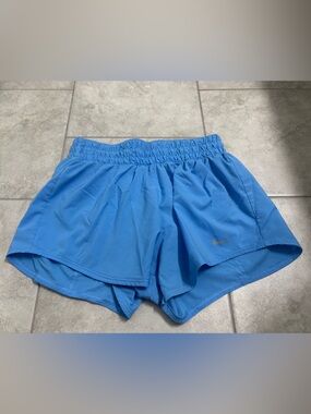 Nike Bright Blue Women's Running Shorts with Elastic Waist